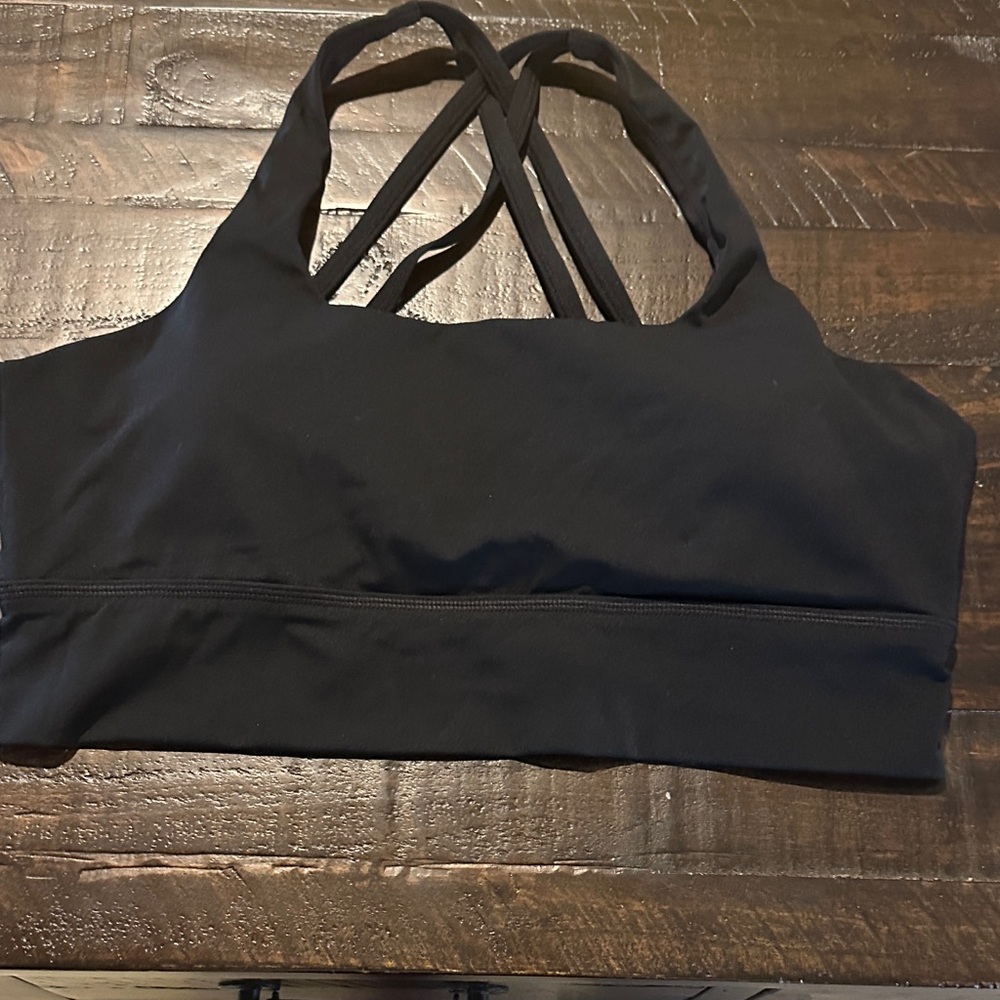 Constantly Varied Gear Black Strappy Crossback Sports Bra
